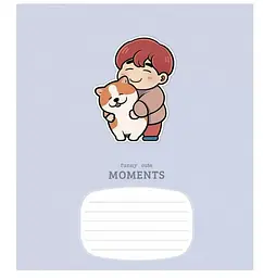 Зошит загальний Школярик Fany cute moment у лінію 12 аркушів 30 шт. (012-3267L) - мініатюра 3