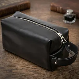 Чоловічий шкіряний несессер Grande Pelle 11417 чорний - мініатюра 4