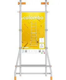 Драбина телескопічна Colombo Pratic 4+4 Steel (PRATIC4+4ACC) - мініатюра 2