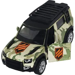 Машинка TechnoDrive серії Шеврони Героїв LAND ROVER DEFENDER 110 "3 ОШБр" - мініатюра 9