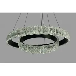 Люстра лед підвісна Linisoln 1532-60*40 BK метал, акрил, LED-стрічка, 60*40 см, 90 Вт - мініатюра 2