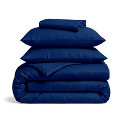 Сімейна постільна білизна з простирадлом на резинці DENIM CS2 COSAS (4822052312902)