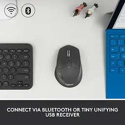 Миша Logitech M720 Triathlon Wireless/Bluetooth Black - мініатюра 6