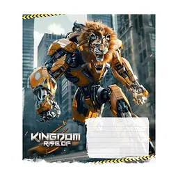 Зошит Школярик Animals transformers 18 аркушів клітинка (018-3467K), в асортименті - мініатюра 5