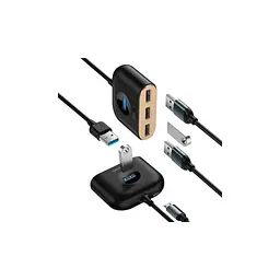 Концентратор Baseus USB 3.0 to 1xUSB 3.0 + 3xUSB 2.0 1.0m (CAHUB-AY01) - мініатюра 4