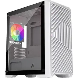 Корпус 1stPlayer T5-WH-4F1-W, білий, без БЖ, Mini Tower, Micro ATX / Mini ITX, 1xUSB 3.0 / 2xUSB 2.0, макс. CPU - 165 мм / VGA -