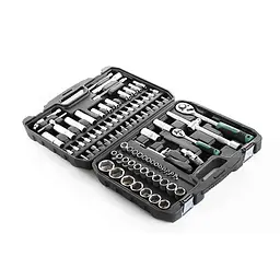 Набір насадок та інструментів Premium Pro CrV 1/4" 1/2" 72Т з тріскачкою 94 шт. 30412