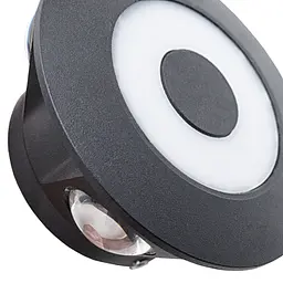 Підсвітка Brille фасадна Коло LED 5W WW IP54 BK (AL-618) - мініатюра 7