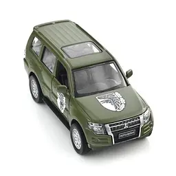 Машинка інерційна TechnoDrive Mitsubishi Pajero 93 ОМБр Холодний Яр Шеврони Героїв (IM-176-M-461) - мініатюра 4