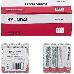 Батарейки Hyundai r3, ціна за 1 шт. Уп 60 шт
