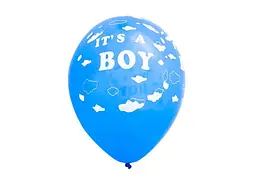 Кульки PELICAN 12 (30 см) It's a Boy (10шт/уп) 5-стор. хлопчик - мініатюра 3