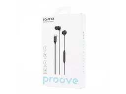 Навушники з мікрофоном Proove Scape C1 Type-C Black (WESC10000201) - мініатюра 2