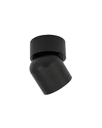 Світильник поворотний точковий, бра Nowodvorski 11346 Oscar GU10 1x15W IP54 Чорний - мініатюра 4