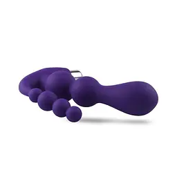 Анальна пробка Toyz4lovers Double Pleaser, 15.5 см (фіолетовий) - мініатюра 3