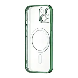Чохол Ductil Metallic Edge with MagSafe (Protected Camera & Lens) iPhone 14 Dark Green - мініатюра 3
