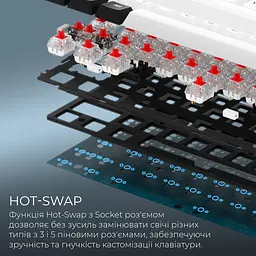 Клавіатура GamePro Asgard Valhalla MK210W Pro White [142212] - мініатюра 11