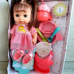 Пупс 9566 (24) "Tutu Baby playset", музичний чіп, характерні звуки та фрази, заплющує очі, аксесуари, в коробці - мініатюра 2