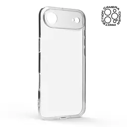 Прозрачный чехол для Apple iPhone 17 Air с защитой камеры, тонкий, силиконовый, бесцветный, ударопрочный, противоударный бампер с закрытой камерой, ArmorStandart (ARM86226) - мініатюра 2