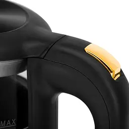 Електрочайник Adler AD 1305 black gold 1850-2200Вт/ 1.7л/ скло/ встановлення температури/ - мініатюра 7