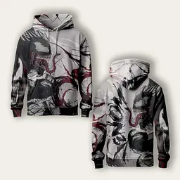Худі спортивне з 3D принтом VENOM 30952 XL