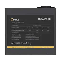 Блок живлення Ocypus Beta P500 500W (BETA-P500-N1HDBK024X-EU) - мініатюра 5