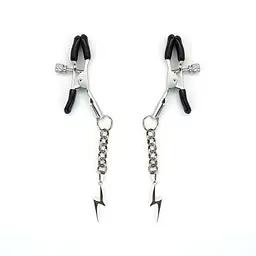 Затискачі для сосків Liebe Seele Lightning Nipple Clamps Silver Liebe Seele SX1691 100683 - мініатюра 1