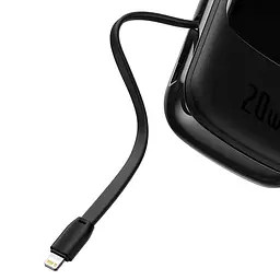 УМБ BASEUS Qpow Digital Display Quick Charging Power Bank (With IP Cable) 20000mAh |USB/Type-C/Lightning, - мініатюра 4