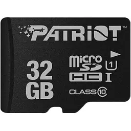 Карта пам'яті Patriot LX microSDHC 32GB UHS-I Class 10 + SD адаптер (PSF32GMCSDHC10) [113844]