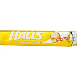 Льодяники Halls зі смаком меду та лимона 25.2 г (861873) - мініатюра 3