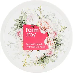 Гідрогелеві патчі для очей FarmStay Rose and Ceramide, 60 шт. - мініатюра 2
