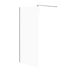 Душова кабіна Cersanit Mille Walk-in хром 1200x200 S161-002, прозорий, хром