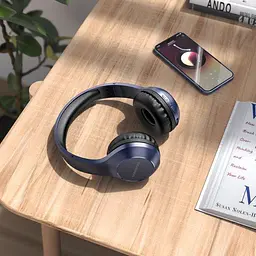 Бездротова Bluetooth stereo гарнітура Borofone BO12 Сині - мініатюра 2