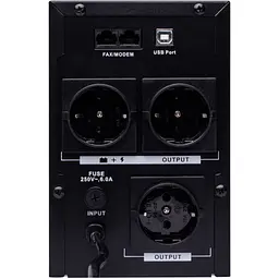 Джерело безперебійного живлення [ДБЖ] LogicPower LPM-UL1100VA [4984] [110096] - мініатюра 4