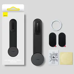Автотримач Baseus C02 Magnetic Phone Holder Cluster (SUCC000201) Black - мініатюра 7