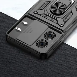 Панель BeCover Military для Motorola Moto G75 Black (713060) - мініатюра 3