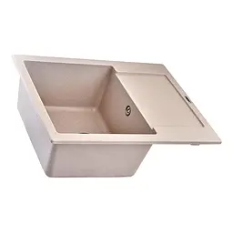 Кухонна мийка Zerix ZS-6250S-06 Beige ZX4589 - мініатюра 3