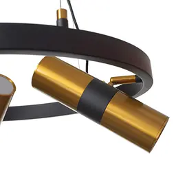 Люстра підвісна Brille в спальню 20W BK+G (BL-681S/6) - мініатюра 4