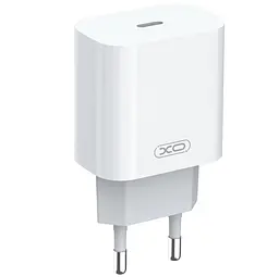 Мережевий зарядний пристрій XO A829 120167C-EU1 EU 20W PD Fast Charger Materials are CE certified Білий