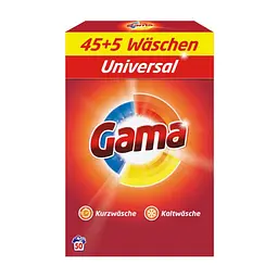 Пральний порошок Gama 3 in 1 Universal 3.25 кг (8435495837701)