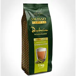 Капучино Swisso Kaffee Cappuccino Schokolade in Dubai-Style зі смаком Дубайський шоколад 1 кг
