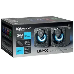 Акустична система Defender Onyx Led USB, чорна (65038) - мініатюра 9