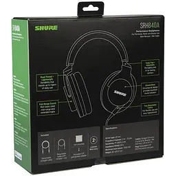 Навушники Shure SRH840A Чорний (11620) - мініатюра 7