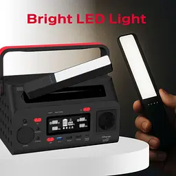 Зарядна станція Energizer 300Вт (293Вт/г) DC, Li-ion, MPPT, QI-10W, USB-C PD 60Вт, ліхтар (PPS300W2) - мініатюра 2