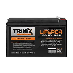 Акумуляторна батарея літій-залізо-фосфатна 12.8В 6А*год Trinix 12V6Ah LiFePO4 (44-00006) - мініатюра 2