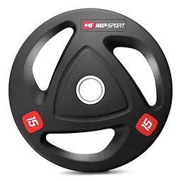 Набір дисків олімпійських Hop-Sport 2 х 15кг - мініатюра 2