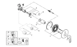 Змішувач для ванни Grohe BauLoop New 29081001, Хром - мініатюра 4
