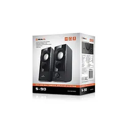 Акустична система Real-El S-90 Black (EL121100011) - мініатюра 2