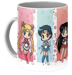 Кружка GeekLand Сейлор Мун Sailor Moon Her Sailor Scouts. Mercury, Mars, Jupiter, Venus SM.02.12 - мініатюра 3