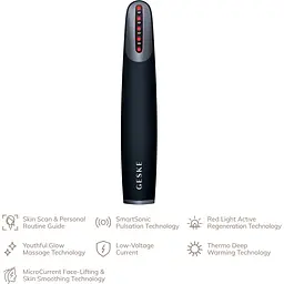 Масажер для обличчя GESKE Skin Firming Wand 7в1 Black (HB0427) [176847] - мініатюра 5