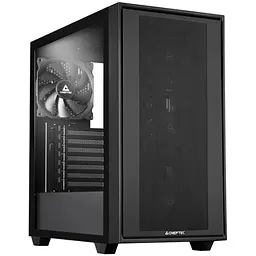 Корпус Chieftec NIGHT HUNTER 3 GS-03B-BLK-OP 4x120mm PWM, USB-C, E-ATX, без БЖ, Black
